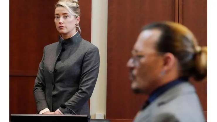 Amber Heard frente a frente con Johnny Depp en el tribunal de Virginia Estados Unidos.