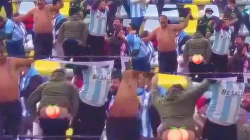 La hinchada celebró con todo el triunfo de la Academia