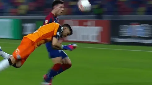 La polémica salvada de Cristopher Toselli para Central Córdoba frente a San Lorenzo.