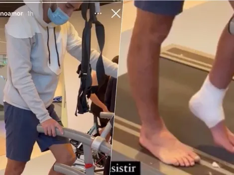 "Nunca desistir": Emiliano Amor muestra su rehabilitación