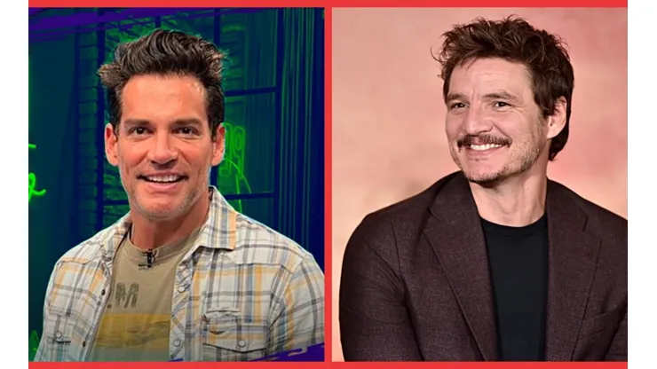 Cristián de la Fuente junto a Pedro Pascal.