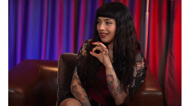 Mon Laferte en el momento más sincero que ha tenido en los últimos días.