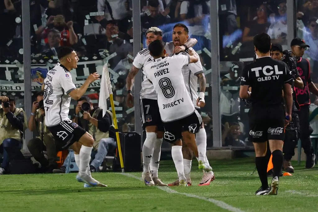 Javier Correa marcó por primera vez en el Monumental. Foto: Marcelo Hernandez/Photosport