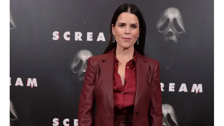 Neve Campbell en la premiere de Scream 5.