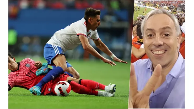 Diego Valencia es uno de los cinco representados por Fernando Felicevich en la selección chilena que actuó hoy ante Corea del Sur