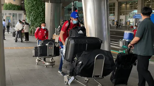 Ben Brereton y la Roja ya están en Corea del Sur para enfrentar a los locales en duelo amistoso.