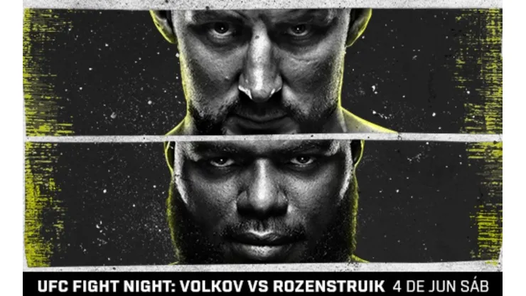Volkov y Rozenstruik chocarán en el evento estelar de UFC Vegas 56.