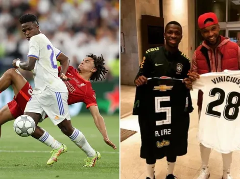 Pero qué hace Vinicius Junior con la camiseta de la U