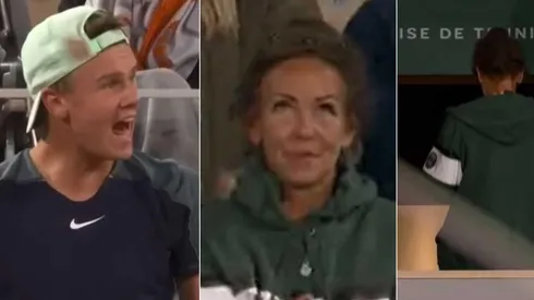 Holger Rune le grita a su madre para que se vaya