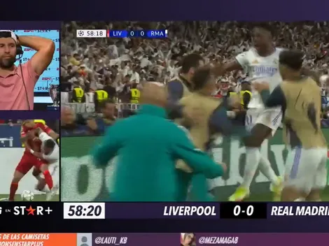 Sergio Agüero queda helado con el gol de Vinicius Junior