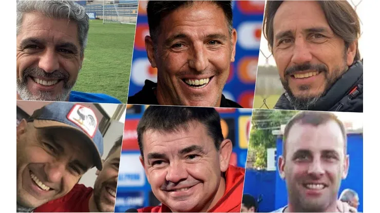 Roberto Bonano, Eduardo Berizzo, Sebastián Rambert, Carlos Kislik, Ernesto Marcucci y Fernando Morelli