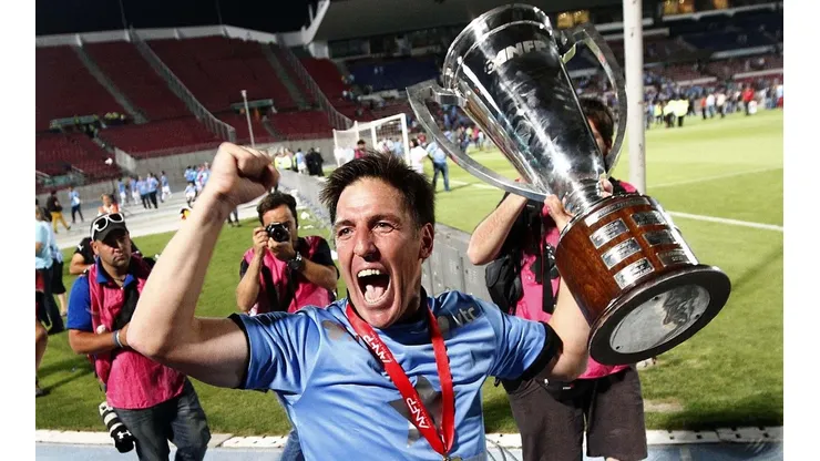Eduardo Berizzo, nuevo DT de la selección chilena y campeón de Primera A y Supercopa con O'Higgins.