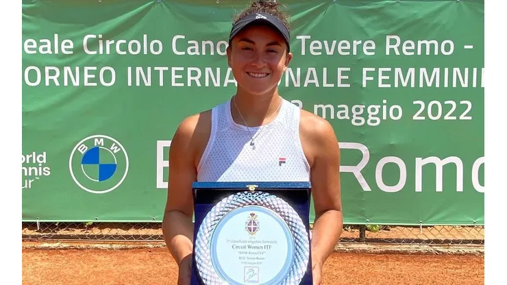 Los premios para Bárbara Gatica tras caer en la final del W60 de Roma