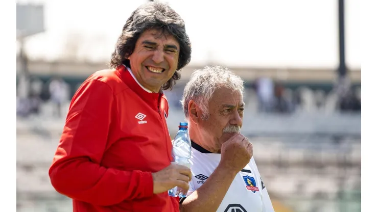 Carlos Caszely fue uno de los grandes amigos de la vida que visitó al Chano Garrido en la clínica.