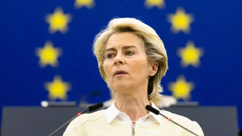 Ursula von der Leyen, Presidenta Comisión Europea en el Europarlamento