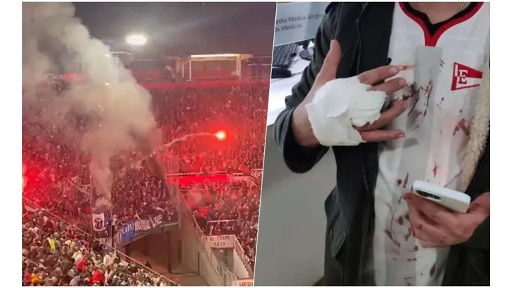 Otro mal comportamiento se vivió en canchas sudamericanas