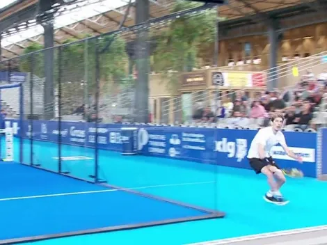 El punto imposible de un argentino en el Abierto de Pádel en Bélgica
