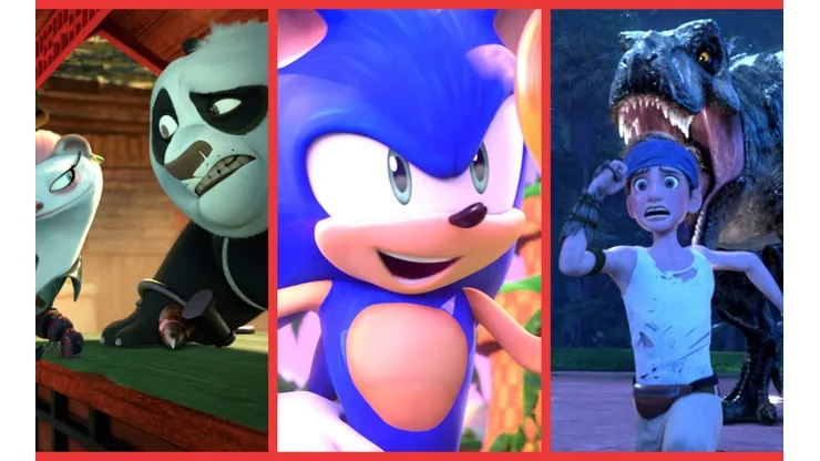 Kung Fu Panda: El Guerrero Dragó, Sonic Prime y un especial de Jurassic World son parte de las producciones que llegarán a Netflix.