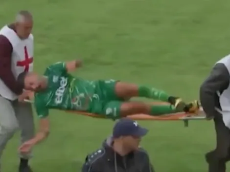 Insólito: se lanza desde la camilla al suelo y se arma la grande