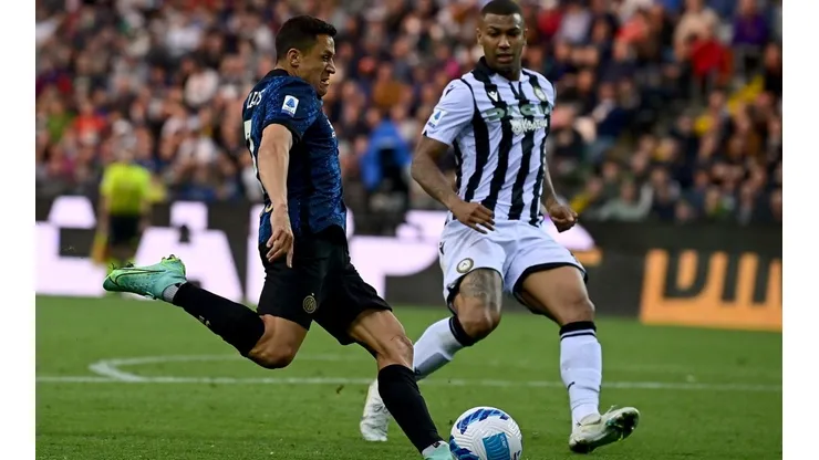 Alexis Sánchez ingresó en la segunda parte ante el Udinese