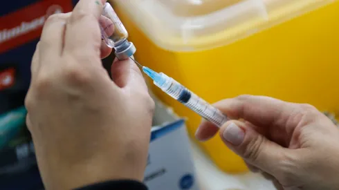 Proceso de vacunación contra la influenza.