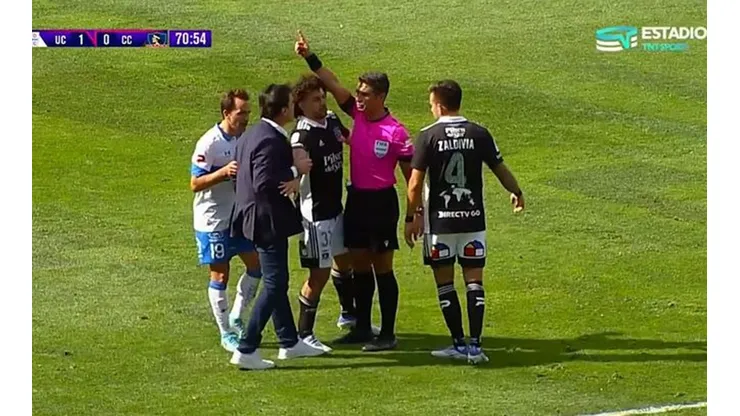 Quinteros se va expulsado en el clásico