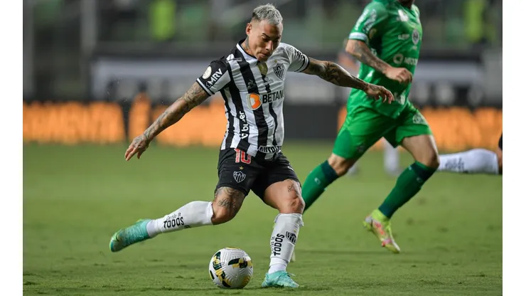 Eduardo Vargas jugó hasta el minuto 68 por el Atlético Mineiro.