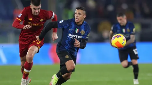 Alexis Sánchez entró sobre el final en el triunfo del Inter ante la Roma