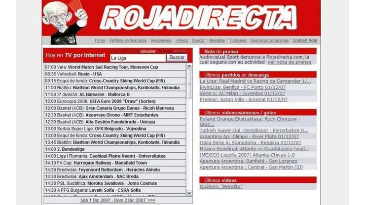 Demanda contra Roja Directa termina con millonaria multa: creador libra de la cárcel, pero no puede cometer otro delito.