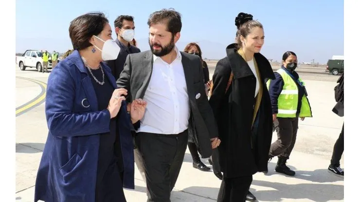 Presidente Boric llegando a Región de Coquimbo