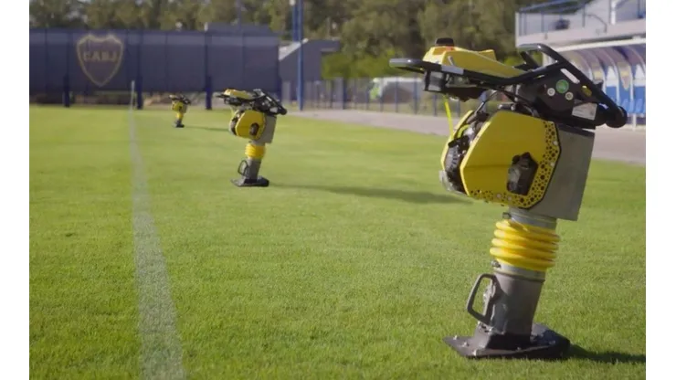 Las máquinas instaladas en el centro de entrenamiento de Boca Juniors.