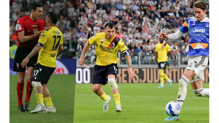 El Pitbull se fue expulsado en el empate del Bologna con Juventus, pero su gran juego antes de eso hizo que la prensa italiana igual lo felicite.