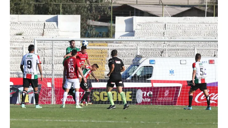 El momento del gol de Pinto para Ñublense