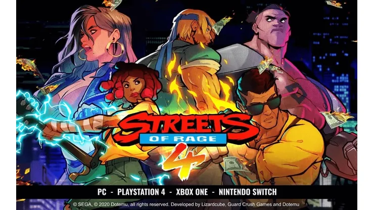 El juego es del género beat 'em up