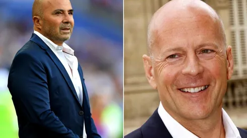 Para el Mundial de Rusia 2018 cuando Jorge Sampaoli vistió más formal también hicieron la comparación.