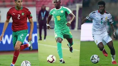 Achraf Hakimi con Marruecos, Sadio Mané con Senegal y Thomas Partey con Ghana son tres de los cinco clasificados africanos al Mundial de Qatar 2022.
