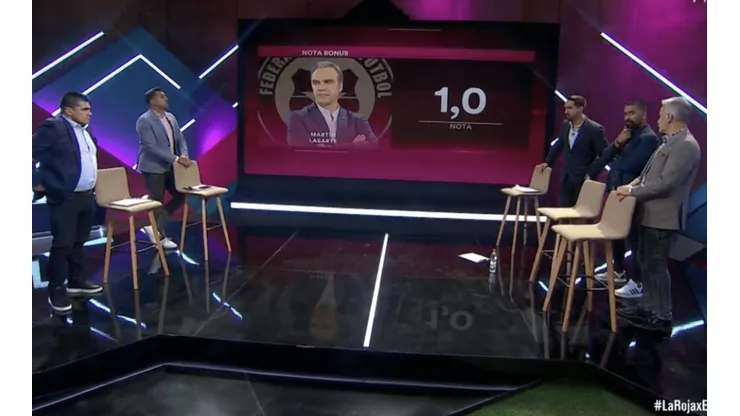A Lasarte le pusieron un uno en TNT Sports por dejar a Chile fuera del Mundial