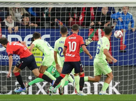 Osasuna le quita el invicto a Barcelona con golazo incluido