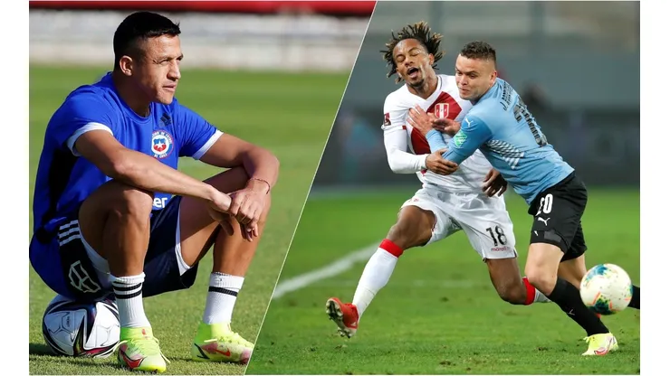 Alexis Sánchez y la selección chilena estarán atentos al desarrollo del partido entre Uruguay y Perú en Montevideo, por las Eliminatorias Sudamericanas para Qatar 2022