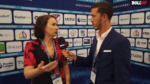 Erika Montemor en conversación con RedGol en conjunto con Bolavip.