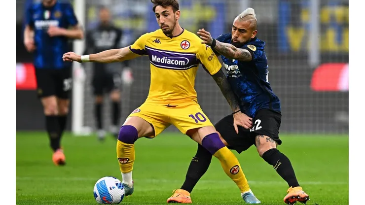 Arturo Vidal tiene la oportunidad como titular ante Fiorentina.
