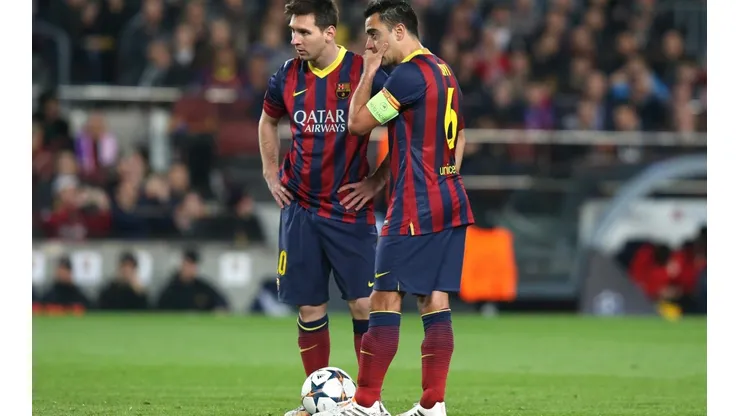 Xavi Hernández quisiera llegar a dirigir a Lionel Messi.