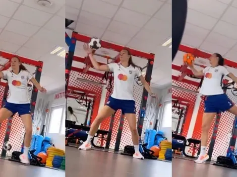 Tiane Endler entrena full y ya se apronta para volver a las canchas