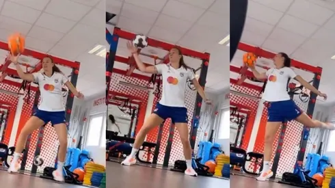 Tiane Endler entrena full y ya se apronta para volver a las canchas