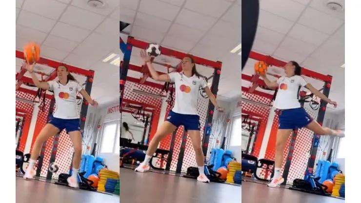 Tiane Endler entrena full y ya se apronta para volver a las canchas