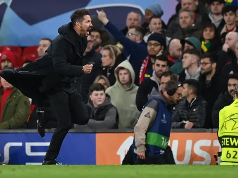Simeone explica por qué se fue corriendo tras el triunfo ante el United