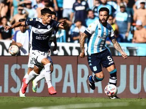 Mena vuelve a entrenar con Racing tras quedar fuera de La Roja