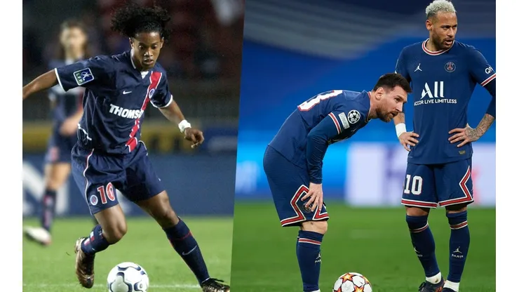 Dinho sacó la voz al respecto de las pifias de los hinchas del PSG, club en el que brilló hace años, hacia Lionel Messi y Neymar.
