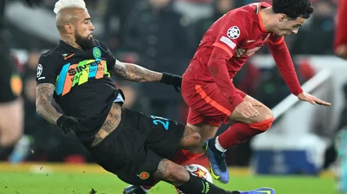 Arturo Vidal completó un buen partido en el triunfo ante Liverpool