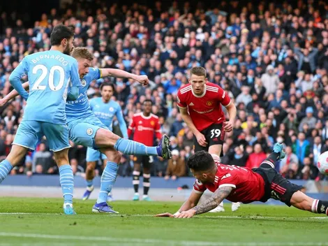 Guerra de goles entre el City y el United en el primer tiempo